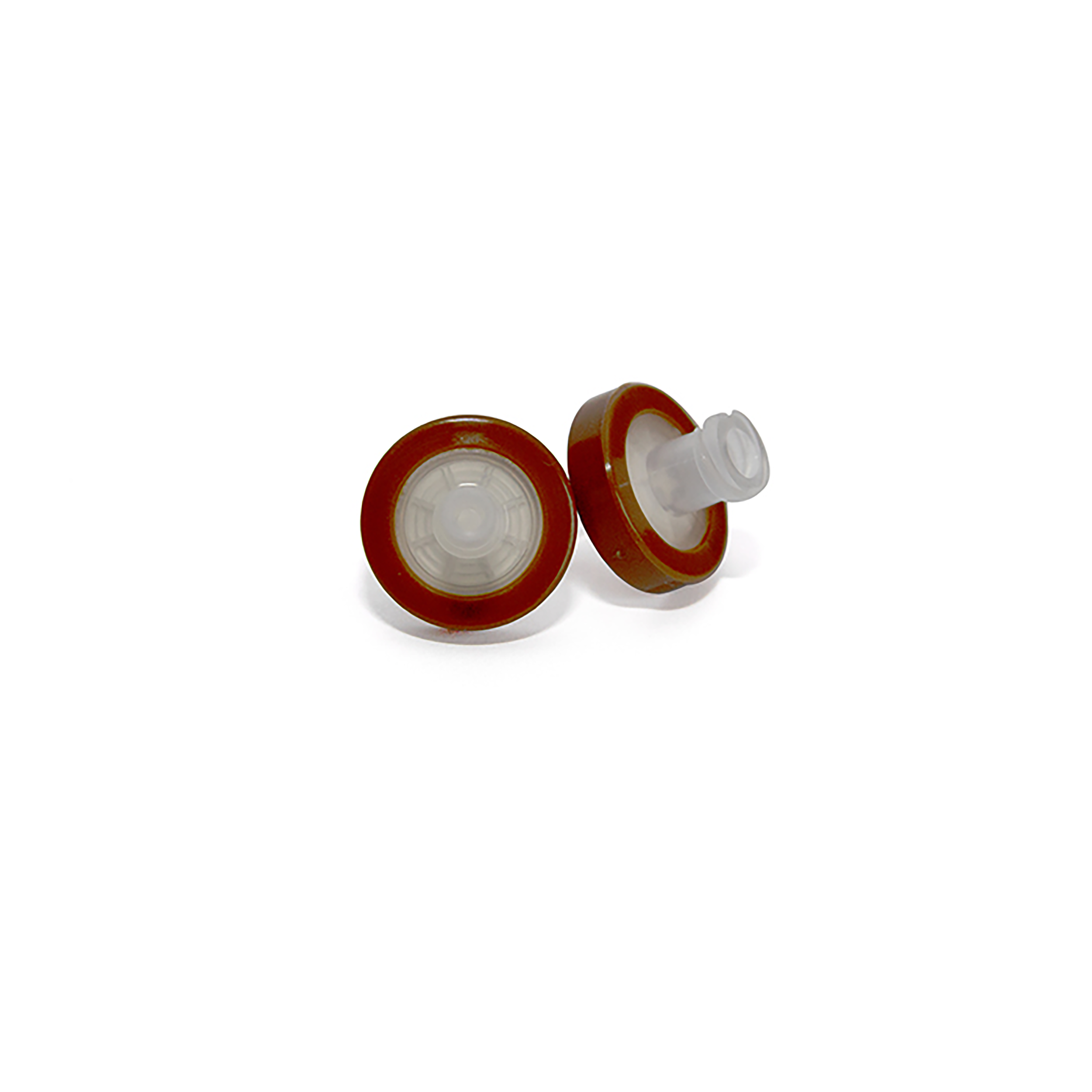 りん　0522 PVDF Syringe Filter 0.22 µm 13 mm Brown 100 Pack - Gilson SupaTop