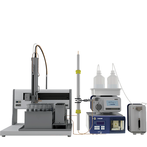 VERITY GPC Cleanup System with GX-271 Liquid Handler and 1741 UV